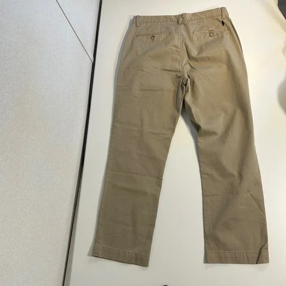 Ralph Lauren the polo chino classic fit men's tan khaki pants cotton twill 33/30 - Picture 10 of 10